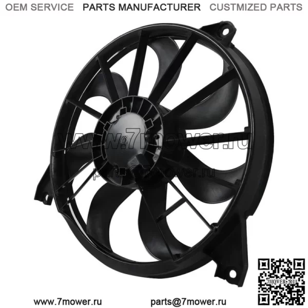 Вентилятор охлаждения радиатора в сборе на Dodge Journey Single Fan 68102116AA 2009-2020 гг. - Image 3