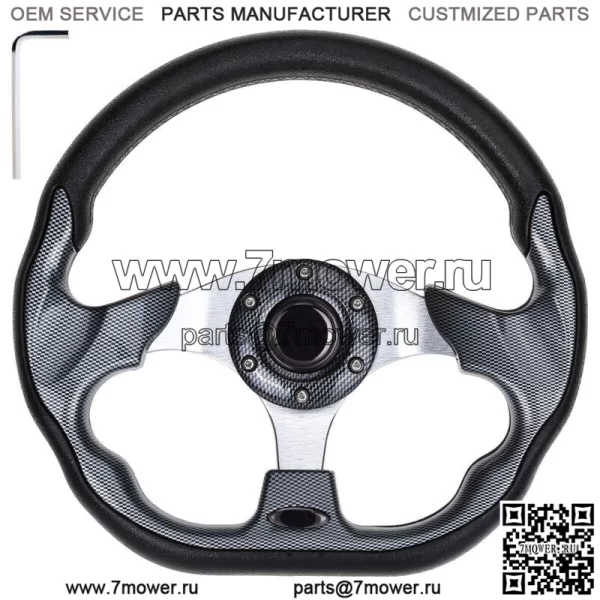 Рулевое колесо для гольф-кара подходит для Yamaha Club Car EZGO TXT RXV без адаптера - Image 3