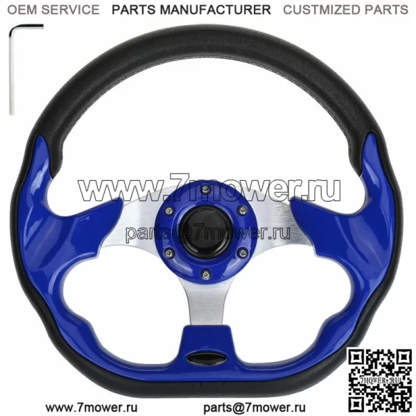 Руль для гольф-кара с адаптером для Yamaha Drive EZGO TXT RXV Club Car DS - Image 2