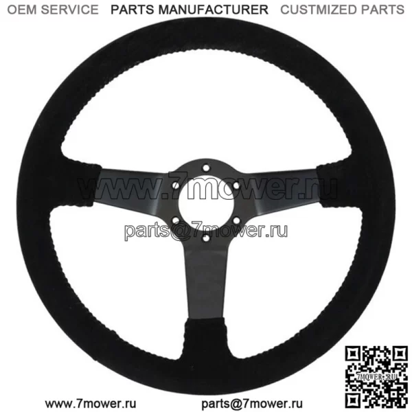 Плоский руль PRP Death Grip — замша для Polaris RZR/Can-Am Maverick