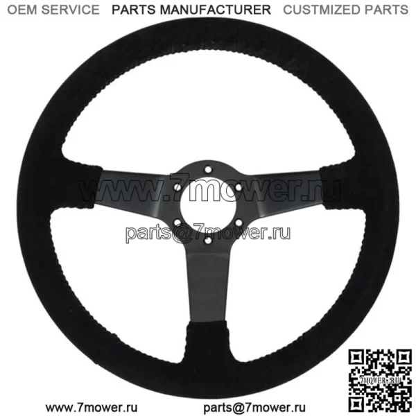 Плоский руль PRP Death Grip — замша для Polaris RZR/Can-Am Maverick - Image 2