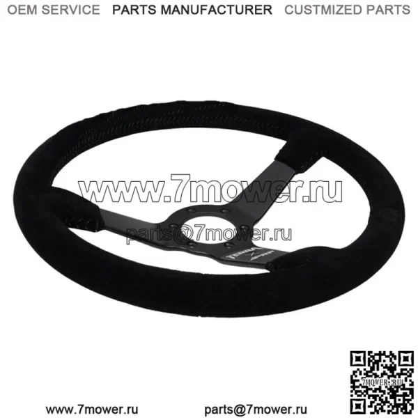 Плоский руль PRP Death Grip — замша для Polaris RZR/Can-Am Maverick - Image 3