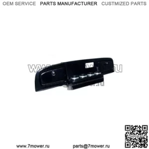 Черная металлическая панель EZGO Golf Cart Dash с 4 подстаканниками и 2 запирающимися дверцами 1994+