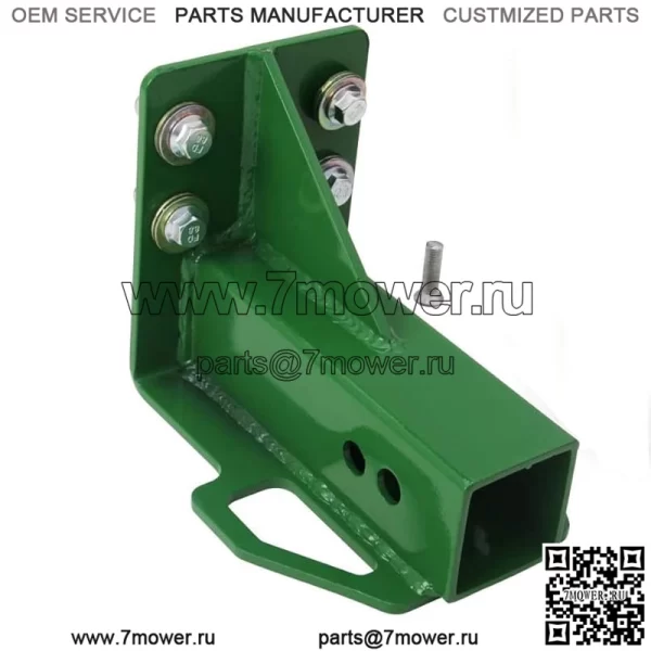 Задний приемник сцепного устройства для прицепа, подходящий для John Deere Gator 4x2 6x4 старого образца с болтами, зеленый - Image 2