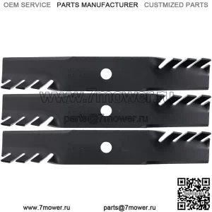 3 ножа косилки  для Exmark  116-5175-S 116-5176 103-6402 Дека 36 дюймов 52 дюйма