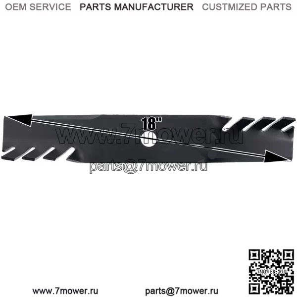 3 ножа косилки  для Exmark  116-5175-S 116-5176 103-6402 Дека 36 дюймов 52 дюйма - Image 4