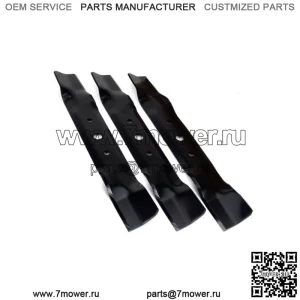 (3) Лезвия для John Deere 48 дюймов L120 L130 GX20250 GY20568