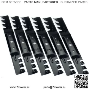 (6) Мульчирующие ножи для John Deere 48 дюймов L120, L130, 2048, 2148 GX20250, GX20819