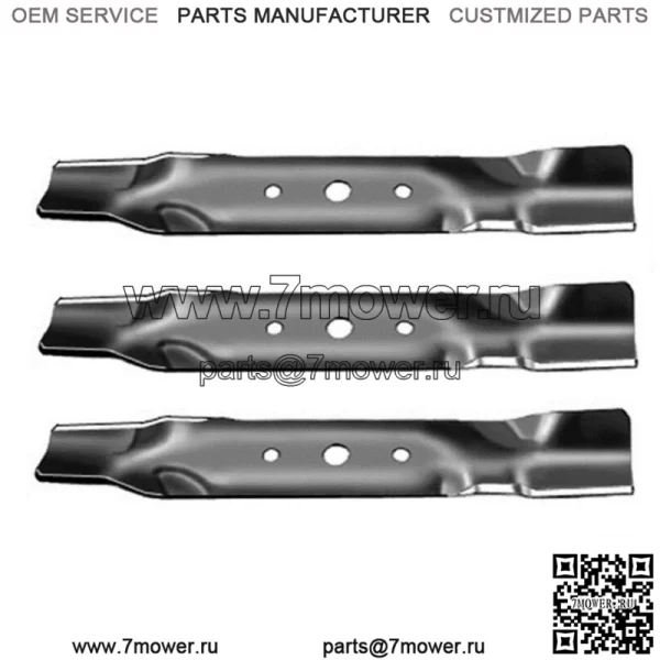 3 REPL ЛЕЗВИЯ ДЛЯ КОСИЛКИ JOHN DEERE 48 CUT L120 L130 GX20250 GY20568 91-108 330-619