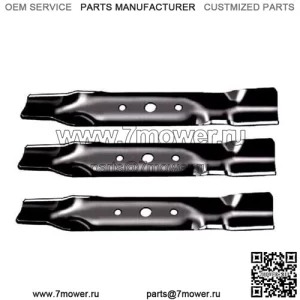 3 отвала Hi Lift для деки шириной 48 дюймов подходят для John Deere L120 L130 GX20250 GY20568 L2048