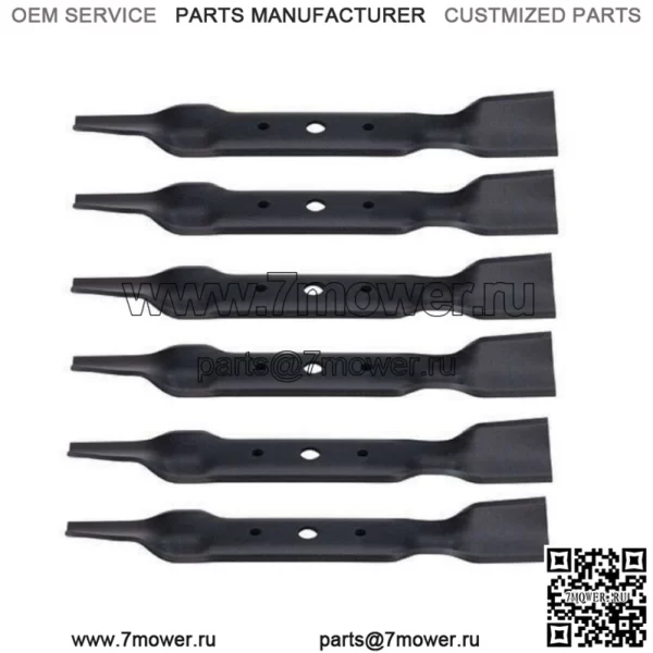 6 ЛЕЗВИЙ ДЛЯ КОСИЛКИ JOHN DEERE 48 CUT L120 L130 GX20250 GY20568 91-108 330-619