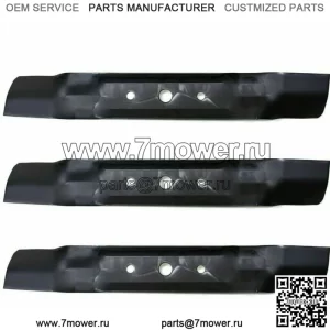 3 шт. ЛЕЗВИЯ ДЛЯ КОСИЛОК JOHN DEERE GX20250 GY20568 L120 L130 48 ДЮЙМОВ
