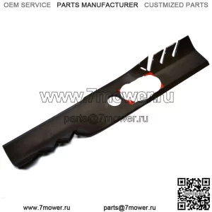 12PK Мульчирующие лезвия G5 Gator с отверстиями 15/16 дюймов 596-321 для 48-дюймового Exmark Metro Turf Trac