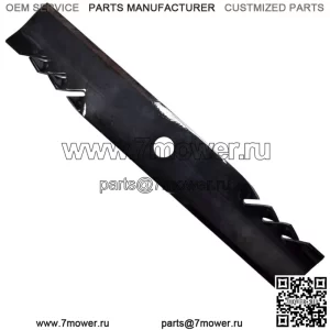 12PK 18-дюймовые зубчатые лезвия подходят для газонокосилок Exmark Toro Turf Tracer Lazer с декой 52 дюйма