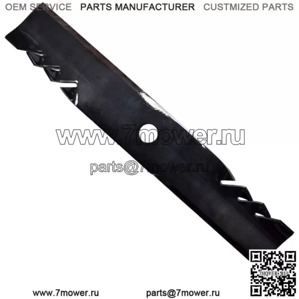12PK 18-дюймовые зубчатые лезвия подходят для газонокосилок Exmark Toro Turf Tracer Lazer с декой 52 дюйма