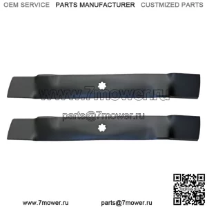 2 комплекта лезвий косилки подходят для 42-дюймового John Deere X300R X305R Z235