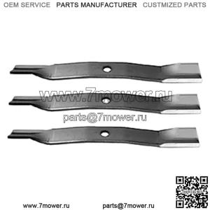 3 ЛЕЗВИЯ Подходит для ДЕКИ John Deere 72 дюйма 3120 3320 3520 3720 4120 4300 4320 440