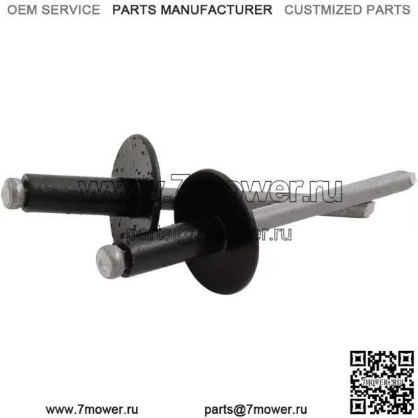 ЗАКЛЕПКИ ДЛЯ СНЕЖНЫХ КЛАПАНОВ YAMAHA SIDEWINDER VIPER ЧЕРНЫЕ, 6 ПАКЕТОВ 8JP-RA524-00-00