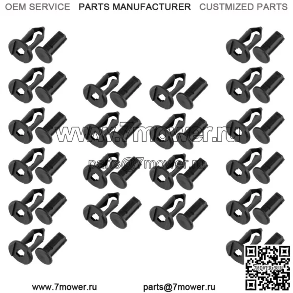 20 зажимов для крыльевых заклепок для Polaris RZR Ranger General Sportsman Scrambler 7661855 (для: Polaris) - Image 4