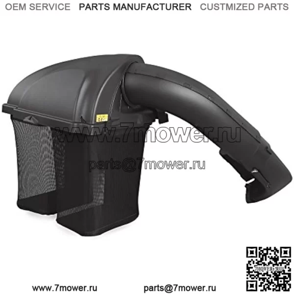 19A30034000 Двойной упаковщик для тракторов Husqvarna, производимых на открытом воздухе, с боковыми разгрузочными деками 42 и 46 дюймов, черный
