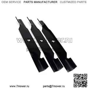 (3) 54-дюймовые ножи Hi Lift для Husqvarna заменяет 187254 187256