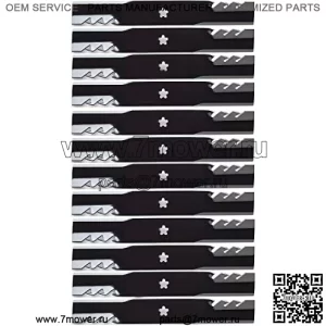 12PK Лезвия Oregon 95-605 Gator G3 для Husqvarna 54 дюйма YTH24V54