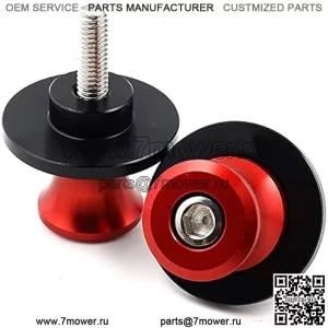 шт. M10 X1.25 катушки слайдеров с поворотным рычагом для мотоцикла, подходят для Kawasaki Z750 Z750S Z750R Ninja 250 300 400 650 KLE650 ZX10R ER-6N Versys 1000 Yamaha FZR 1000/600R/400 (красный)