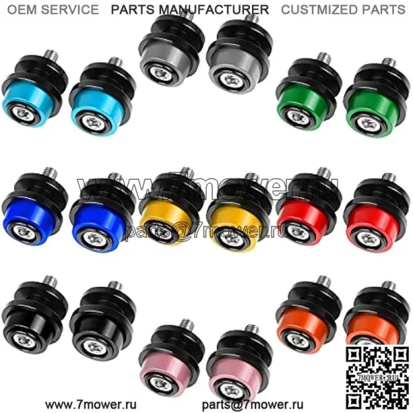 Для DU.KE 125 200 390 Du.ke 790 Du.ke 890 RC 125 200 390 | Z750 Z1000 Нин.я 250R 650R | ZX6R ZX10R ZX12R 10MM 2шт. Универсальные крючки для маятника (10MM Голубой, M8 Nottolini) - Image 5