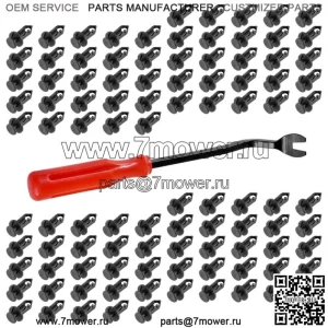 100 Зажим для заклепок крыльев для Polaris Sportsman 500/Sportsman 570 800 7661855 (Для: Polaris Sportsman 570)