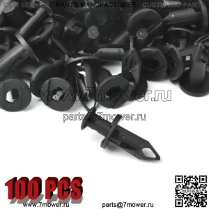 100 шт., зажимы для крыльев, заклепки для корпуса для Polaris Ranger TRX 400EX RZR XP 1000 Honda (для: более одного автомобиля)
