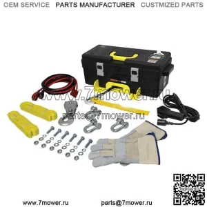 Портативная лебедка Winch2Go 12 В емкостью 4000 фунтов со стальным тросом длиной 50 футов