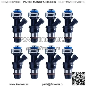 8 шт. турботопливные форсунки 750cc подходят для 01-07 GMC Cadillac Chevrolet 4.8L 5.3L 6.0L (для: более одного автомобиля)