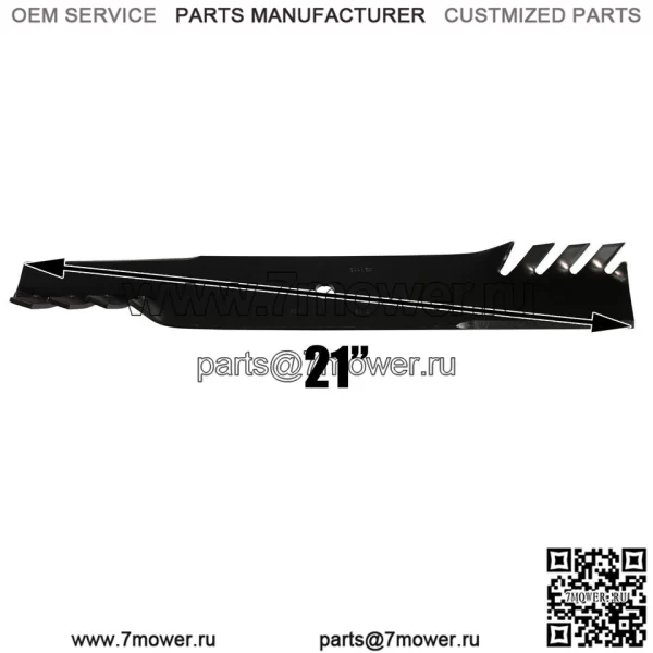(3) Mower Blades  High Lift для Ferris 1520842 1520842S 5020842 61-дюймовая дека - Image 3