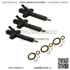 3 топливных форсунки подходят для дизельного трактора Ford 2310 3120 3150 3190 3310 3400 4110 414
