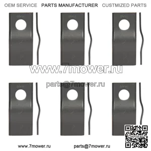 Комплект CM120 из 6 лезвий дисковой косилки подходит для Zweeger 4-1/8 x 1-13/16 дюймов.