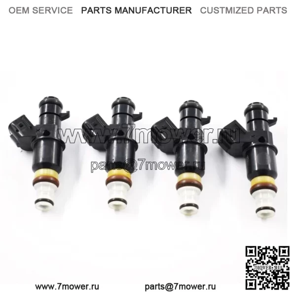 16450-PPA-A01 4 топливных форсунки, подходящие для Honda CRV CR-V 2.4L L4 2002-2004 гг. - Image 4