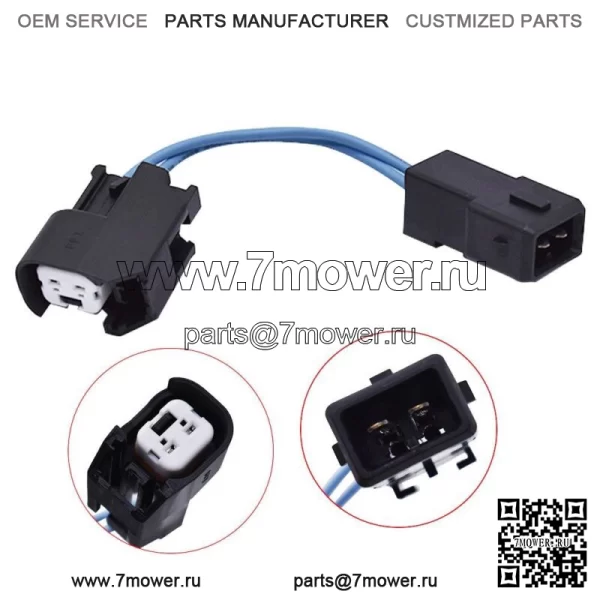 8x обновленные топливные форсунки с 4 отверстиями для 96-99 Dodge Ram Dakota 5.2L 5.9L 318 360 - Image 2
