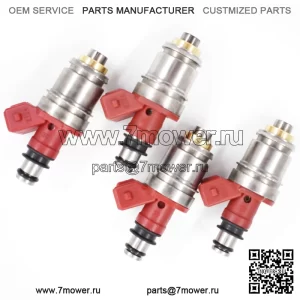 4X топливные форсунки 16600-86G00 для 1990-1994 Nissan D21 1995 Пикап 2.4L 2-дверный