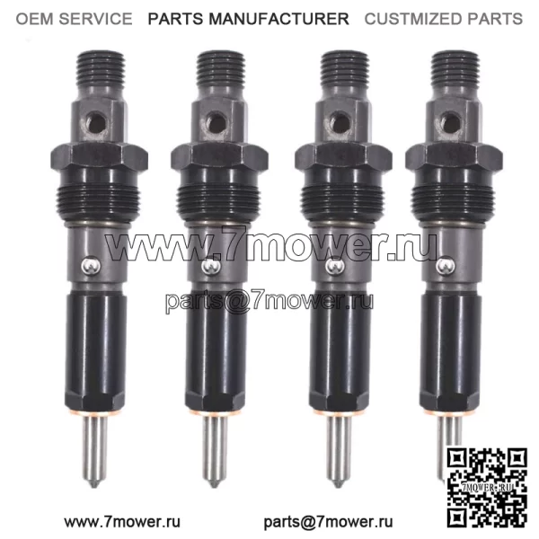 4 шт. форсунки дизельного топлива, пригодные для двигателя Cummins 4BT 4928990 390KAL59P6