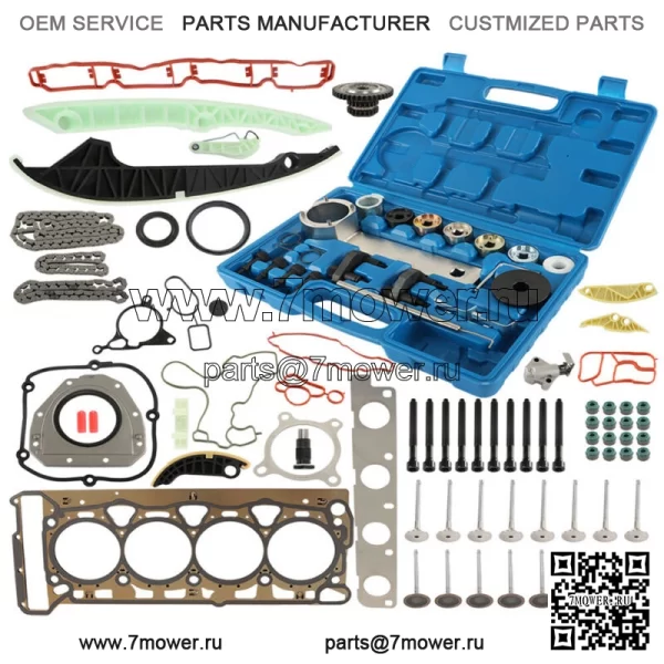 Для 2008-15 VW GTI Jetta Audi A4 2.0 TFSI двигатель набор инструментов цепь ГРМ прокладки