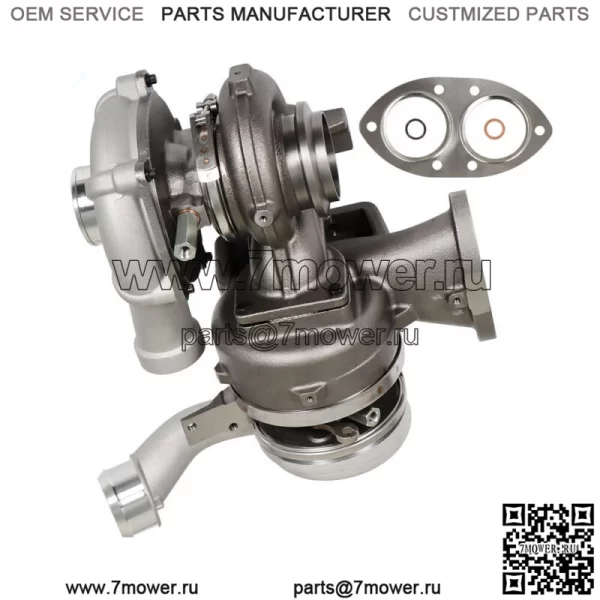 Для 2008-2010 Ford F-450 6.4L Powerstroke с двойным турбокомпрессором высокого и низкого давления - Image 3