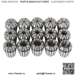 Набор из 15 пружинных цанг ER25 от 2 до 16 мм для CNC Engra