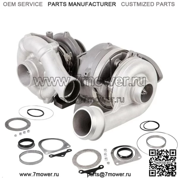 ForForFord F-Series, 6,4 л, дизельный двигатель Powerstroke 08-10, турбокомпрессор высокого + низкого давления