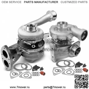 2 турбокомпрессора высокого и низкого давления для Ford F-250 08-10 Powerstroke 6.4L