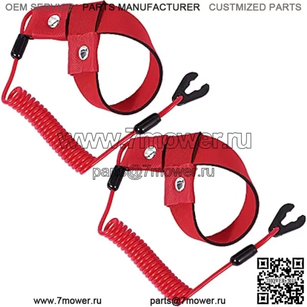 Ремешок безопасности Stop Kill подходит для гидроциклов Yamaha WaveRunner WaveVenture WaveRaider WaveJammer WaveBlaster FX140 Заменить EW2-68348-00-00