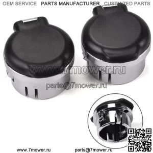 Крышка розетки подходит для Silverado Sierra Chevy GMC 12 В, фиксатор приборной панели, 2 шт. (Для: более одного автомобиля)