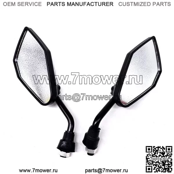 Для Yamaha V Star 650 XVS650 250 1100 пара мотоциклетных зеркал заднего вида с крылом - Image 3