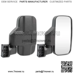 Боковые зеркала заднего вида UTV ATV 1,75-2 дюйма для John Deere Gator CS CX HPX RSX 850i (для: John Deere Gator CS)