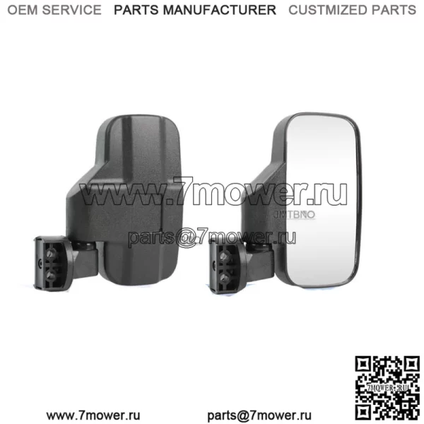 Для John Deere Gator HPX 625I 825I 860I 855D XUV UTV Боковые зеркала заднего вида на 360 ° (Для: John Deere Gator CS)