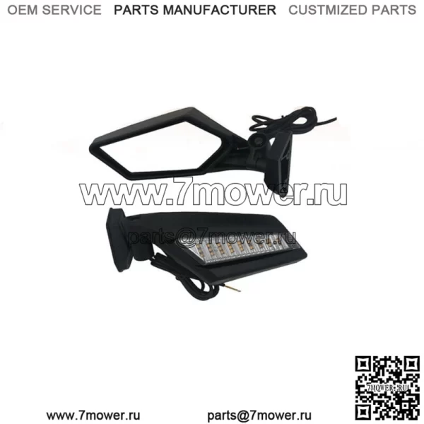 Боковые зеркала UTV + светодиодный указатель поворота для Can-Am Maverick X3 1000 #715002898